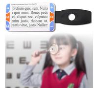 Accessoires décoratifs pour la Maison, Loupe vidéo Portable 5 Pouces - Lecteur numérique portatif avec Double caméra pour la Vision de près et de Loin, Idé