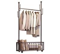 Accessoires décoratifs pour la Maison, Porte-Manteau en métal, Panier de Rangement avec patère, Robuste, Style Industriel, Porte-Manteau pour entrée, pour la ma