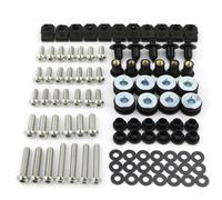 Accessoires décoratifs pour Motos Kit Complet De Boulons De Carénage De Moto, pour Y&amaha YZF R6 YZF-R6 2003 2004 2005 R6S 2006 2007 2008 2009, Kit De Vis D'écrous De Vitesse(Argent)