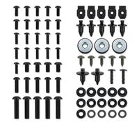 Accessoires décoratifs pour Motos Kit Complet De Boulons De Carénage pour Moto, Boulons De Couverture, Vis, Clips, Écrous pour VFR 1200F 2010 - 2019 VFR1200F(Noir)