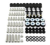 Accessoires décoratifs pour Motos Kit De Boulons De Carénage pour Moto, Ensemble Complet De Vis De Corps pour Y&amaha YZFR6 YZF-R6 2008 2009 - 2016(Argent)