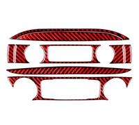 Accessoires Décoration Compatible Avec C&evrolet Pour Silverado 1500 2014-2018 Autocollants Console Centrale Voiture Accessoires De Revêtement D'habillage De Panneau Intérieur
