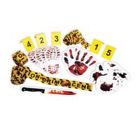 Accessoires décoration Halloween - PTIT CLOWN - Scène de crime (lot 33 pcs) - Multicolore - Jaune