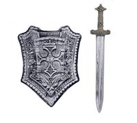 Accessoires Déguisement Enfant ? Glaive Et Bouclier De Chevalier Gris TU