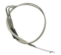 Accessoires d'embrayage pour Harley pour Davidson pour Sportster XL1200 883 pour Dyna pour Road King pour Electra Glide Câble D'accélérateur en Fils d'acier Tressés pour Moto(120CM)