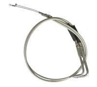 Accessoires d'embrayage pour Harley pour Davidson pour Sportster XL1200 883 pour Dyna pour Road King pour Electra Glide Câble D'accélérateur en Fils d'acier Tressés pour Moto(110CM)