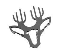 Accessoires d'escalade professionnels - Mousqueton - En acier inoxydable - Texture sécurisée - Fermeture sécurisée - Pour camping en plein air - Porte-clés essentiel - Décapsuleur