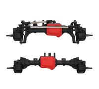 Accessoires D'Essieu Rc Compatible avec Traxxas pour TRX-4 Pièces De Mise À Niveau pour Voitures Télécommandées 1/10 : Essieux Avant Et Arrière en Métal avec Différentiel T-Lock