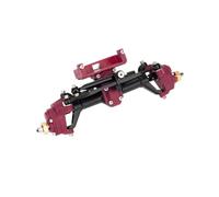 Accessoires D'Essieu Rc Pour Axial Pour SCX24 90081 C10 1/24 RC Voiture Pièces Mise À Niveau À L'échelle Essieux Avant Arrière En Plastique Nylon Ensemble D'essieux Portiques Fusée En C(Red,Front)