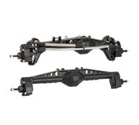 Accessoires D'Essieu Rc pour Capra pour Wraith F9 1/10 Essieu Portique Aluminium Déporté avec Support Biellette Supérieure Réglable Transmission Vitesse Constante Crawler RC