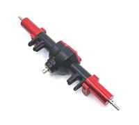 Accessoires D'Essieu Rc Pour MN128 MN86 MN86S MN86K MN86KS 1/12 RC Crawler Car Upgrade Parts Metal Front And Rear Differential Axle Complete Set(Red1,Rear)