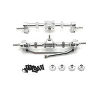 Accessoires D'Essieu Rc Pour MN168 1/12 RC Car Upgrade Parts Accessories Metal Front And Rear Portal Axle 12mm Wheel Hex Adapter(Silver)
