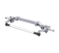 Accessoires D'Essieu Rc pour Tamiya 1/14 Essieu Avant Métal avec Biellette Direction Camion Tracteur Pièce Détachée Voiture RC Accessoire Montage Réparation Remplacement