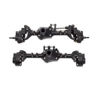 Accessoires D'Essieu Rc pour Traxxas pour TRX-4 1/10 Kit Carter D'essieu Portique Avant Arrière Intégré Métal Voiture RC Tout pour Terrain Pièces Mise Niveau Ultimes