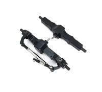 Accessoires D'Essieu Rc Pour WPL C14 C24 B14 B24 B16 B36 D12 Voiture RC Essieux Avant Et Arrière Métal Accessoires Pour Voiture Télécommandée Noir Rouge Argent(Black CNC axle)