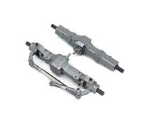 Accessoires D'Essieu Rc Pour WPL C14 C24 B14 B24 B16 B36 D12 Voiture RC Essieux Avant Et Arrière Métal Accessoires Pour Voiture Télécommandée Noir Rouge Argent(Grey CNC axle)