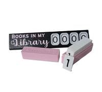 Accessoires d'étagère | Présentoir décoratif pour comptage de livres dans ma bibliothèque pour appartement, maison, école, étude, salon, bibliothèque, dortoir, femme, lecteur, homme