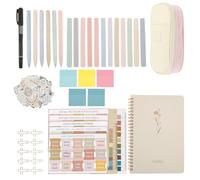 Accessoires d'étude biblique, index catégorisé, kit d'études bibliques, étiquettes de clé, panneau ici, autocollants de capacité, poche à stylo pour la lecture