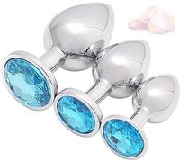 Accessoires D'exercices De Yoga, Entraîneur Rond en Métal, 3 Pièces De Tailles Différentes, Faciles à Transporter Et à Utiliser 【Bleu Clair】