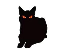 Accessoires d'Halloween noirs pour panneau de cour, décoration de fête, extérieur, intérieur, jardin, terreur, décoration noire, statue d'Halloween, intérieur ou extérieur, cour pour les amateurs