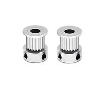 Accessoires d'imprimante 2 pièces Accessoires d'imprimante 3D poulie poulie synchrone poulie de Courroie de Transmission 6mm (Color : Silver)