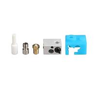 Accessoires d'imprimante 2IN1-V2 Module Hotend Bloc Chauffant Volcan avec Chaussette en Silicone Kit de buse NV6 0.2-1.0/1.75mm pour Composants d'extrudeuses d'imprimante 3D