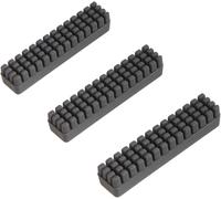 Accessoires d'imprimante 3D Bambula A1 Mini Nozzle Brush Remplacement 3 pièces : lit chauffant monté Outil de nettoyage de l'essuie-glace en silicone Ne convient pas pour A1