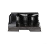 Accessoires d'imprimante 3D Support de plate-forme pour plaques d'impression PEI, organisateur vertical avec boîte de rangement pour outils, colle aérosol et chiffons de nettoyage, noir (B)