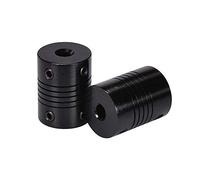 Accessoires d'imprimante Accouplement d'arbre 2PC 5x8mm 5x5mm Coupleur d'accouplement flexible Moteur pas à pas en alliage d'aluminium Axe Z pour pièces d'imprimante 3D Composants d'extrudeuses (Coule