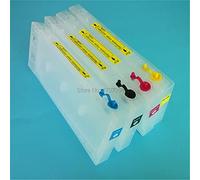 Accessoires d'imprimante Cartouche d'encre Rechargeable 4 Couleurs 300 ML/pc T6142 T6143 T6144 T6148 avec Puce réinitialisable pour imprimante Epson Stylus Pro 4450