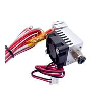 Accessoires d'imprimante compatibles avec Imprimante 3D Hot End V6 Extrudeuse longue distance 1 entrée 1 sortie Tête unique 12 V/24 V 0,4 mm 1,75 mm avec ventilateur de refroidissement (Taille : tête