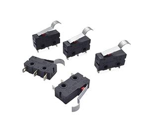 Accessoires d'imprimante compatibles avec Lot de 2/5/10 interrupteurs de fin de course pour imprimante 3D, bouton-poussoir KW12, micro capteur de fin de course, interrupteur automatique 3 broches, mic