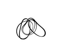 Accessoires d'imprimante compatibles avec Pièces d'imprimante 3D GT2 6 mm en caoutchouc à boucle fermée compatible avec courroie de distribution 606 610 616 630 640 650 660 670 690 696 700 710 738 740