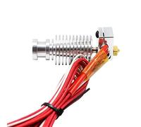 Accessoires d'imprimante Imprimante 3D V6 Wade Tête en J courte distance Hotend 12V pour extrudeuse de 1,75 mm/3,0 mm avec buse de 0,2/0,3/0,4/05 mm pour imprimante 3D RepRap Accessoires d'extrudeuses