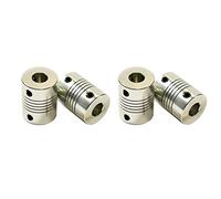 Accessoires d'imprimante Lot de 4 coupleurs d'accouplement d'arbre Flexible 5 mm à 8 mm pour imprimante 3D Reprap CNC