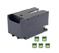 Accessoires d'imprimante PXMB8 T6716 T6715 Boîte de maintenance du réservoir d'encre déchet for epson WF C5210 C5290 C5710 C5790 M5298 M5299 M5799 C529 C579R ET8700 (Color : Tank with chip)