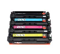 Accessoires d'imprimante Remplacement de la cartouche de toner compatible True Image pour Canon CRG-055 pour imprimante Canon LBP663Cdw LBP663Cdn LBP664Cx MF742Cdw MF746Cx, Noir Jaune Cyan Magenta Cya