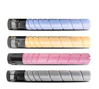 Accessoires d'imprimante Tn324 Cartouche de Toner Compatible Remplacement pour Konica Minolta Bizhub Tn324 Tn324bk Tn324c Tn324y Tn324m pour Konica Minolta Bizhub C368 C308 C258 Imprimante 2 pcs Noir