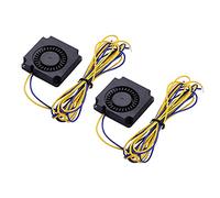 Accessoires d'imprimante Ventilateur de refroidissement sans balai, 2pcs Ventilateur de ventilateur Ventilateur de refroidissement sans balai 40 40 10mm DC 12V Compatible avec CR-10/CR-10S/CR-10 S4/CR