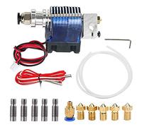 Accessoires d'imprimante Y-Longhair All Metal J Style Head Hotend Kit complet avec tête d'impression d'extrudeuse 5 pièces + gorge de buse en acier inoxydable 5 pièces pour imprimantes 3D Makerbot Rep
