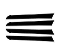 Accessoires D'intérieur Accessoire 4 Pièces/ensemble Piano Noir Intérieur Poignée Porte Voiture Panneau Couverture Garniture Autocollant Décoratif Pour A4 B8 A5
