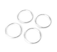 Accessoires D'intérieur Accessoire 4 Pièces Intérieur Voiture Argent Sortie D'air Anneau Couverture Décoration Garniture Pour A3 S3 8V 2012-2019