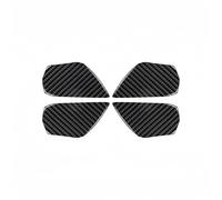 Accessoires D'intérieur Accessoire Autocollant Décoratif Carbone Poignée Porte Intérieure Voiture 4 Pièces Garniture Bol Accessoires Voiture Pour Civic 10e Génération 2016 - 2019(Noir)