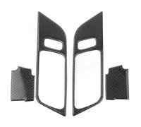 Accessoires D'intérieur Accessoire Cadre Poignée Porte Intérieure Voiture ABS Autocollant Garniture Style En Fiber Carbone, Décor Pour Ford Pour Mustang 2015 - 2019