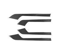 Accessoires D'intérieur Accessoire Couverture Panneau Poignée Porte Intérieure Voiture, Autocollant Décoratif En Fiber Carbone ABS Pour A4 B9 2017 - 2020, 4 Pièces