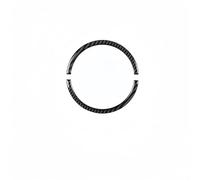 Accessoires D'intérieur Accessoire Intérieur En Fibre Carbone Pour Fiat Pour 500 2012-2015 Cadre Poignée Porte Voiture Garniture Protection Autocollants Accessoires Voiture(Noir)