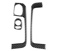 Accessoires D'intérieur Accessoire LHD - Autocollant Décoration Panneau Poignée D'accoudoir Porte Intérieure Voiture En Fiber Carbone, Pour Fiat 500 2012 - 2015(Noir)