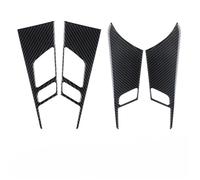 Accessoires D'intérieur Accessoire Pour A4 B9 2017 2018 2019 Accessoire Voiture En Fiber Carbone Intérieur Porte Voiture Poignée Intérieure Garniture Autocollant