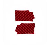 Accessoires D'intérieur Accessoire Pour Ford Pour Mustang 2015-2020 Fibre Carbone Voiture Intérieur Poignée Porte Bol Couverture Protection Garniture Autocollants Accessoires(Rouge)