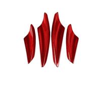 Accessoires D'intérieur Accessoires D'intérieur Voiture Copilote En Garniture Couvercle Panneau Dosette Jauge Tableau Bord Pour Mitsubishi Pour Lancer EVO X 10th 2008-2015(J Red)